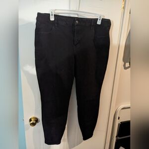 American Eagle Outfitters Curvy Fit Black High Waisted Skinny Ankle Jeans